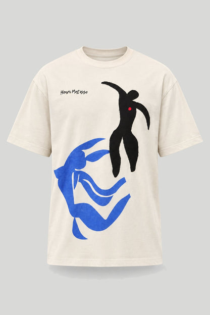 Мъжка тениска "Human" с абстрактен арт принт Medicine Roberto Fashion Store T-shirt RS26TSM256-02X-L L