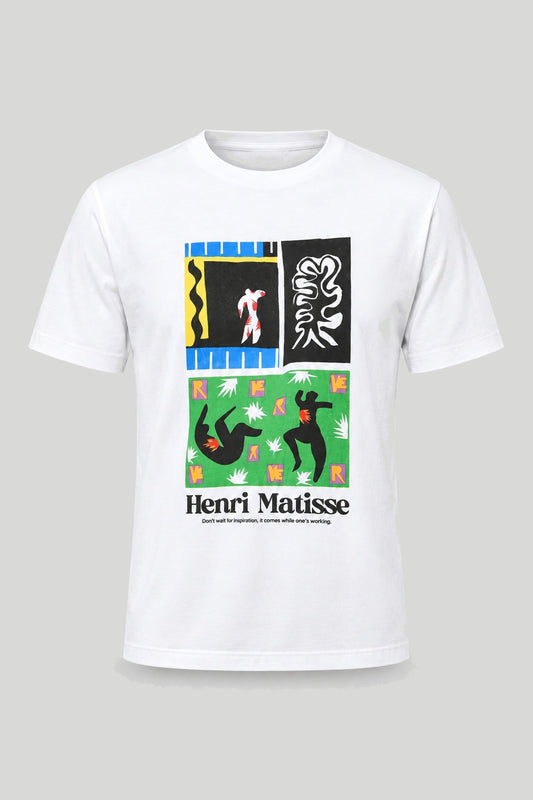 Herren-T-Shirt „Nature“ mit abstraktem Kunstprint – снимка на продукта