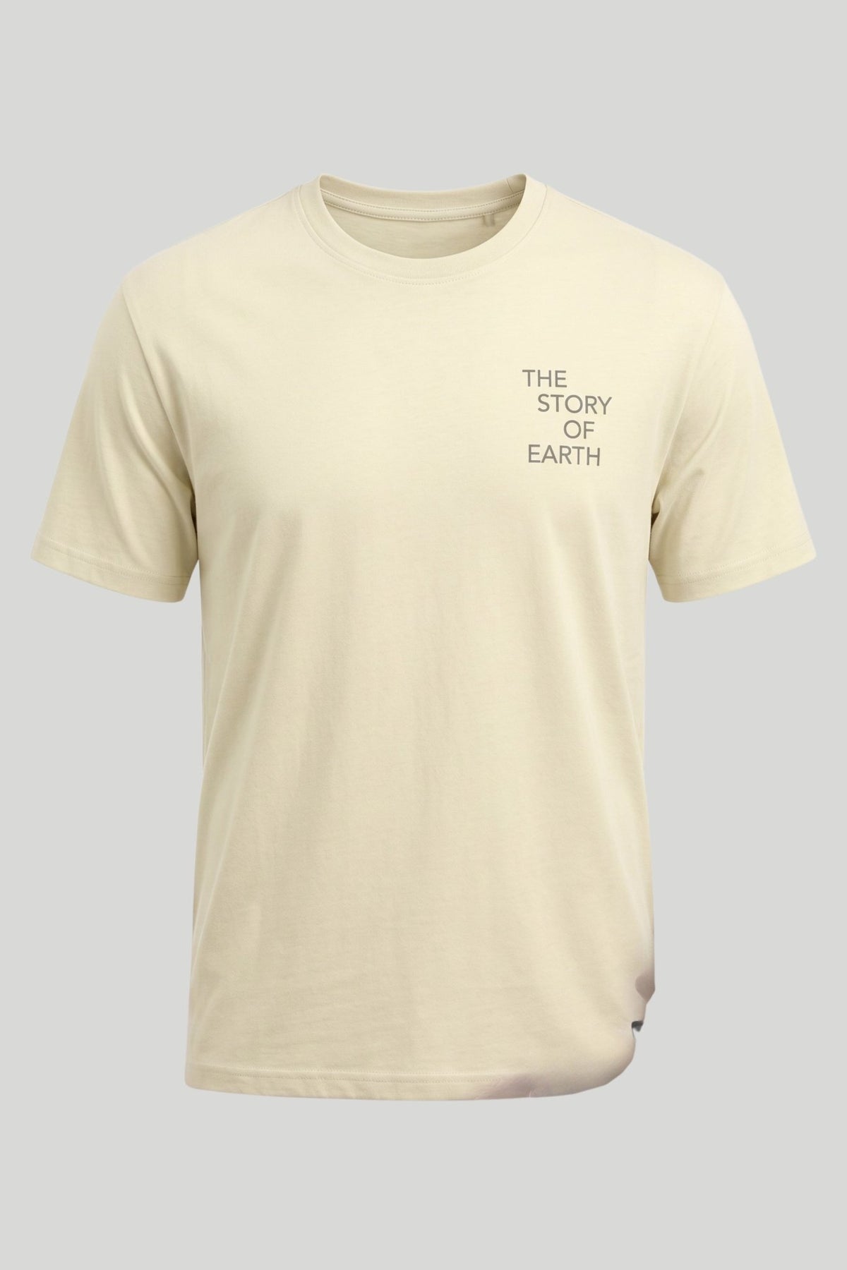 חולצת טי לגברים עם הדפסה "Earth" - אוכרה Boston Roberto Fashion Store Jeans MAY83006319-S S