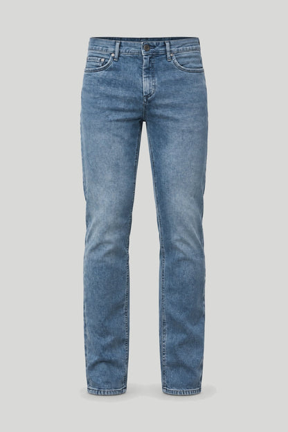 Мъжки дънки тип "Slim Fit" в измит син цвят Medicine Roberto Fashion Store Jeans RS26-SJM405-55J-31 31