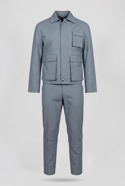 Мъжки Комплект от 2 части, Син Giotelli Roberto Fashion Store Set GIO0810SETBLUTRK46 46