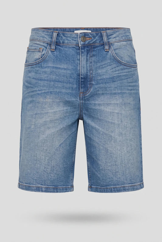 Men's light blue denim shorts for all occasions – снимка на продукта