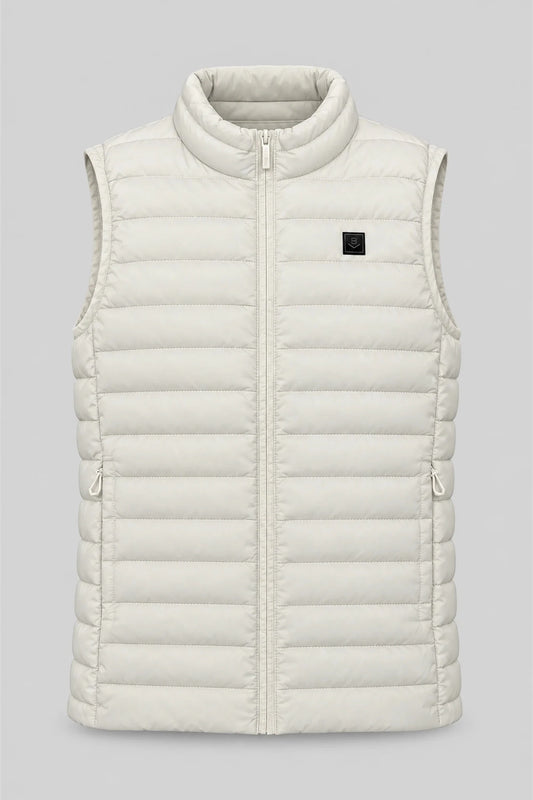 Мъжки лек ватиран елек Boston - екрю Boston Roberto Fashion Store Sweater MAY83630431-S S