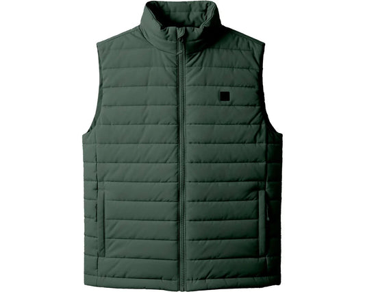 Мъжки лек ватиран елек Boston - зелен Boston Roberto Fashion Store Sweater MAY83630454-S S