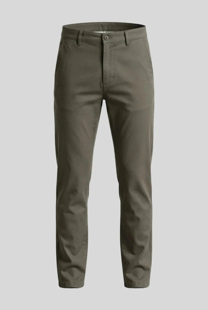 Мъжки панталон "Chino" - Мока Boston Roberto Fashion Store Trousers MAY83830317-40 40