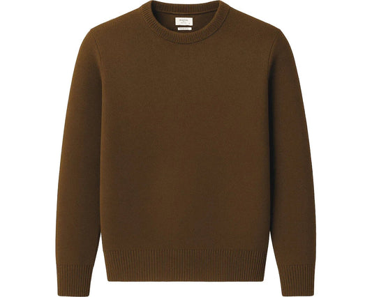 Мъжки пуловер от мериносова вълна Mayoral Marbella - мока Boston Roberto Fashion Store Sweater MAY83403317-S S