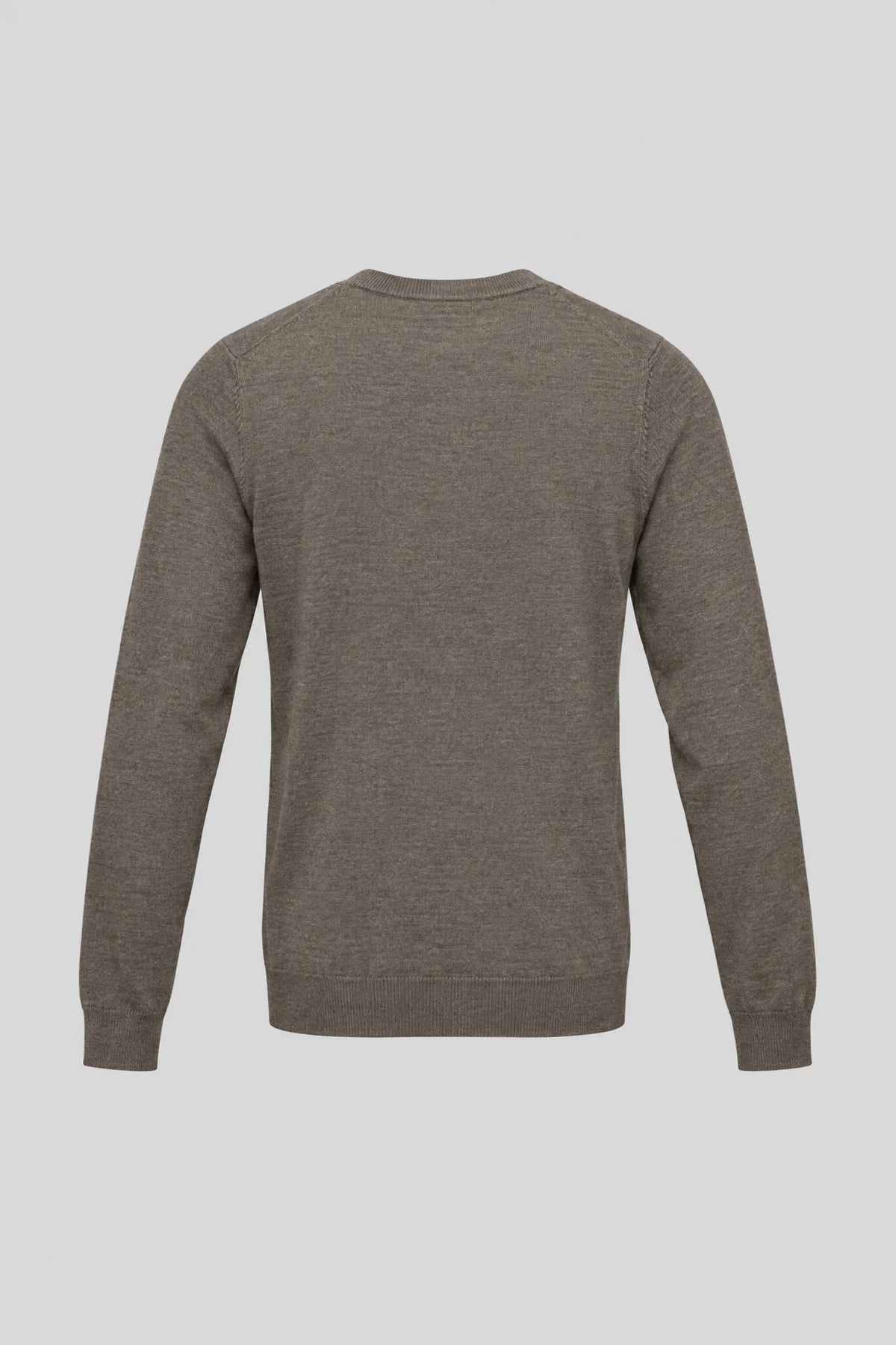 Męski sweter z wełny merynosowej Mayoral Marbella - mocha Boston Roberto Fashion Store Sweater MAY83403317-S S