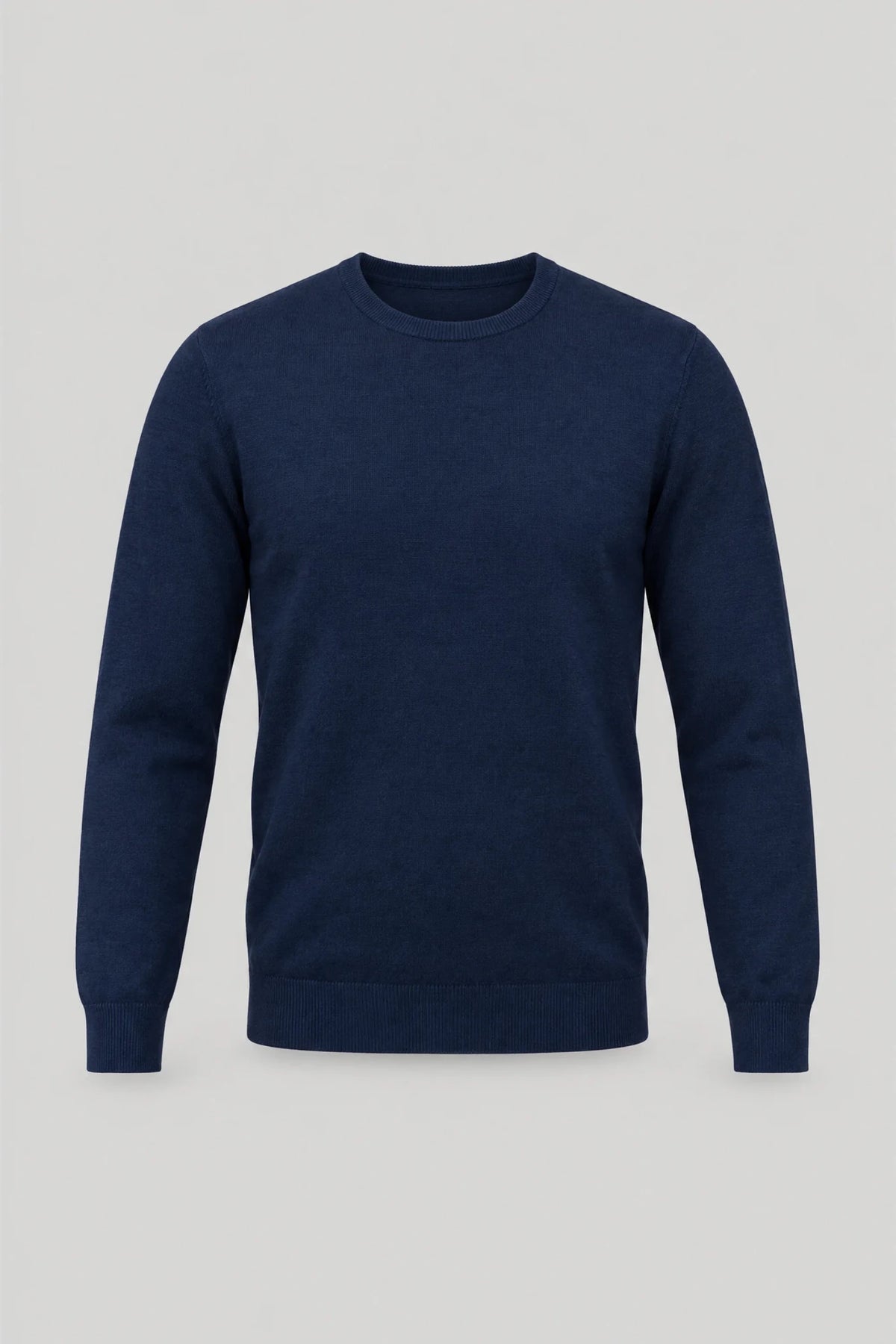 Męski sweter z wełny merynosów Mayoral Marbella - granatowy Boston Roberto Fashion Store Sweater MAY83403400-S S