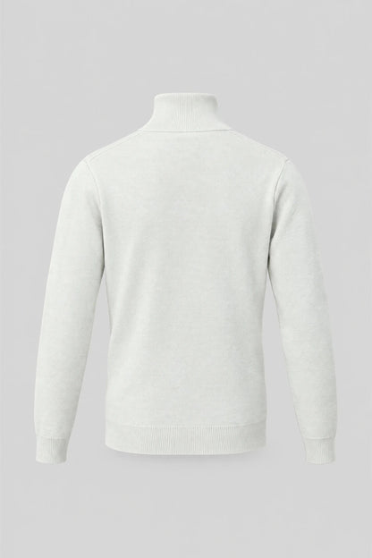 Herrenpullover mit Stehkragen Boston Bilbao - Ecru Boston Roberto Fashion Store Sweater MAY83408431-S S