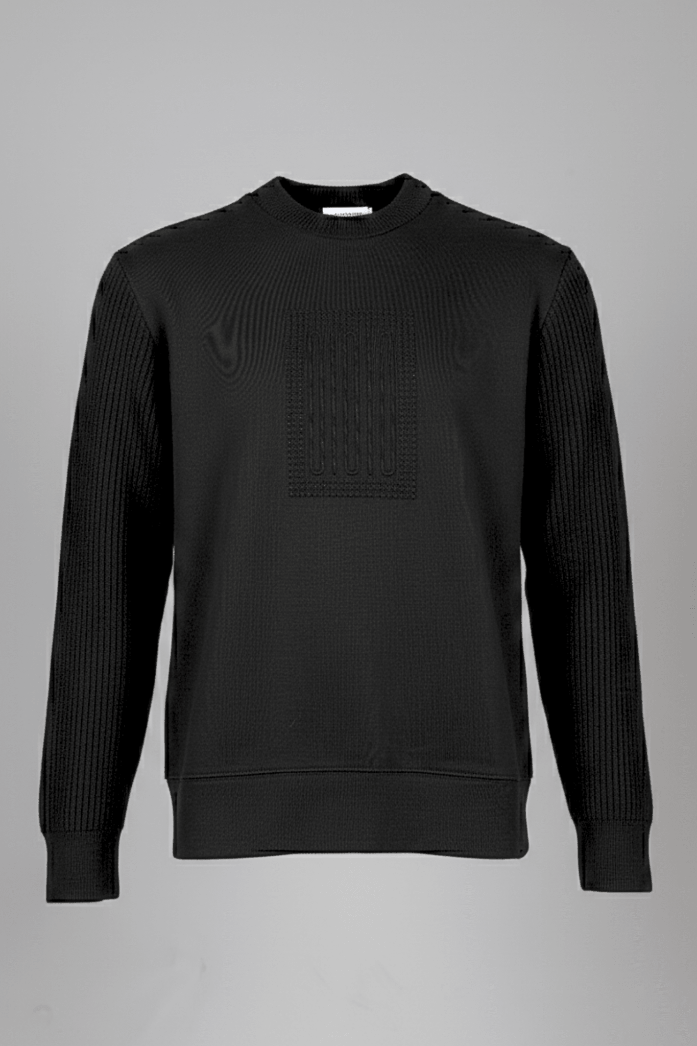 Мъжки Спортен Суичърт с плетени ръкави, Черен Giotelli Roberto Fashion Store Jacket GIO2701SWEBLKKNIS S