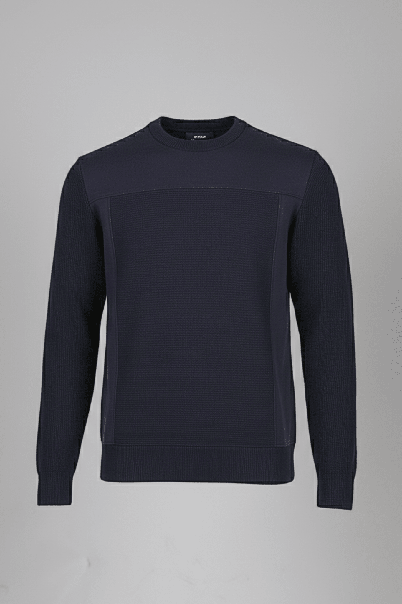 Мъжки Спортен Суичърт с плетени ръкави, Син Giotelli Roberto Fashion Store Jacket GIO2701SWEBLUKNIS S