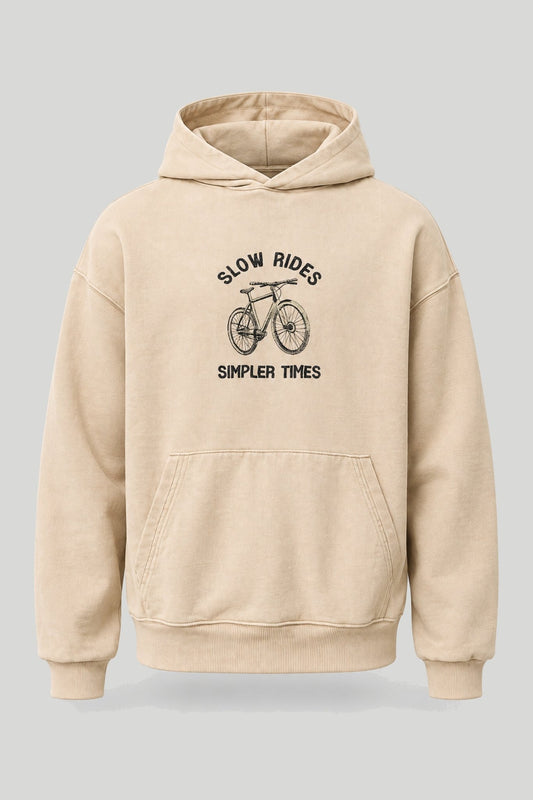 Ανδρικό φούτερ - hoodie με κουκούλα σε μπεζ χρώμα – снимка на продукта