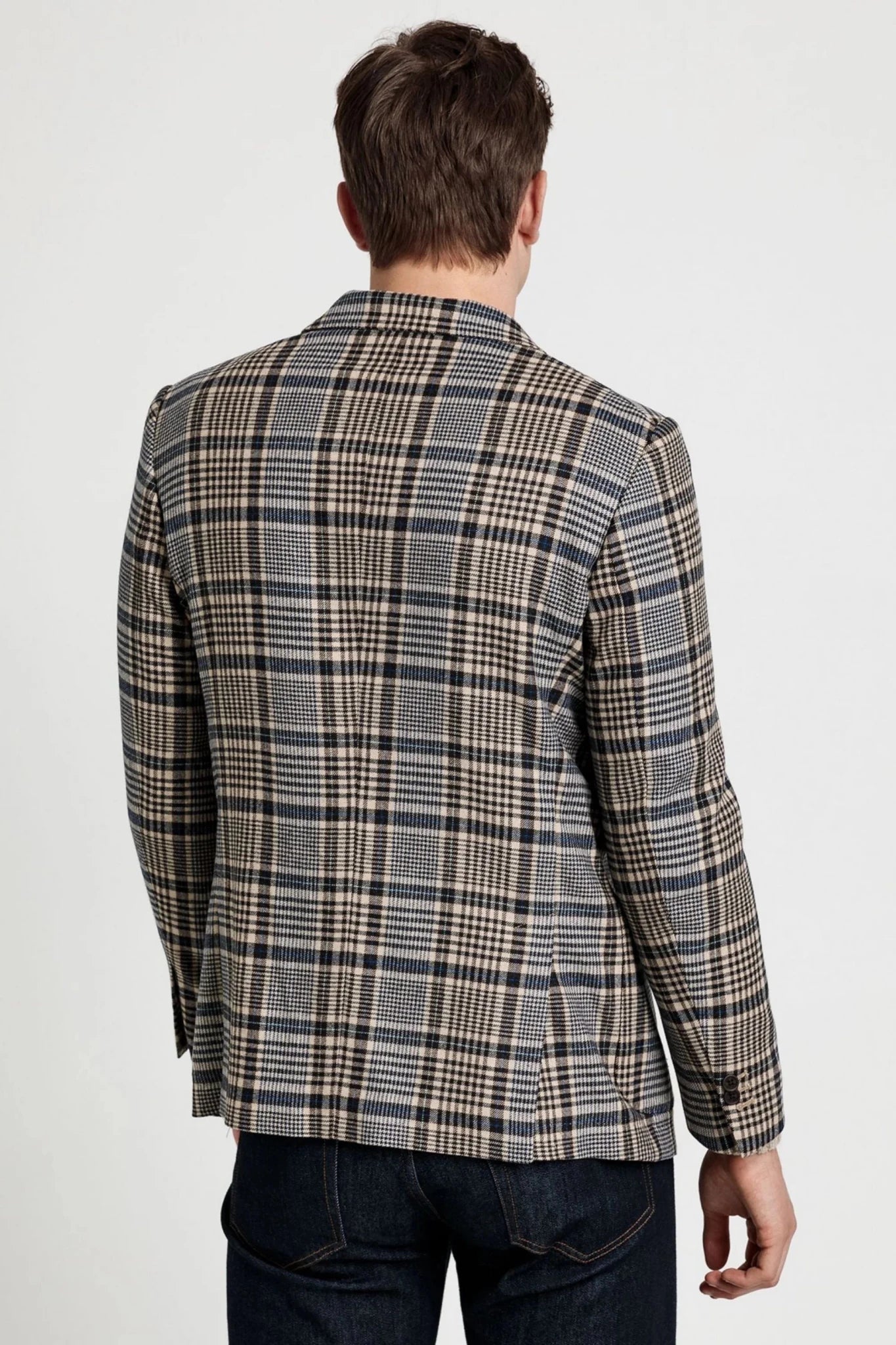 Мъжко карирано сако подходящо за пътуване - без хастар Gant Roberto Fashion Store T-shirt 7705087-213-50 50
