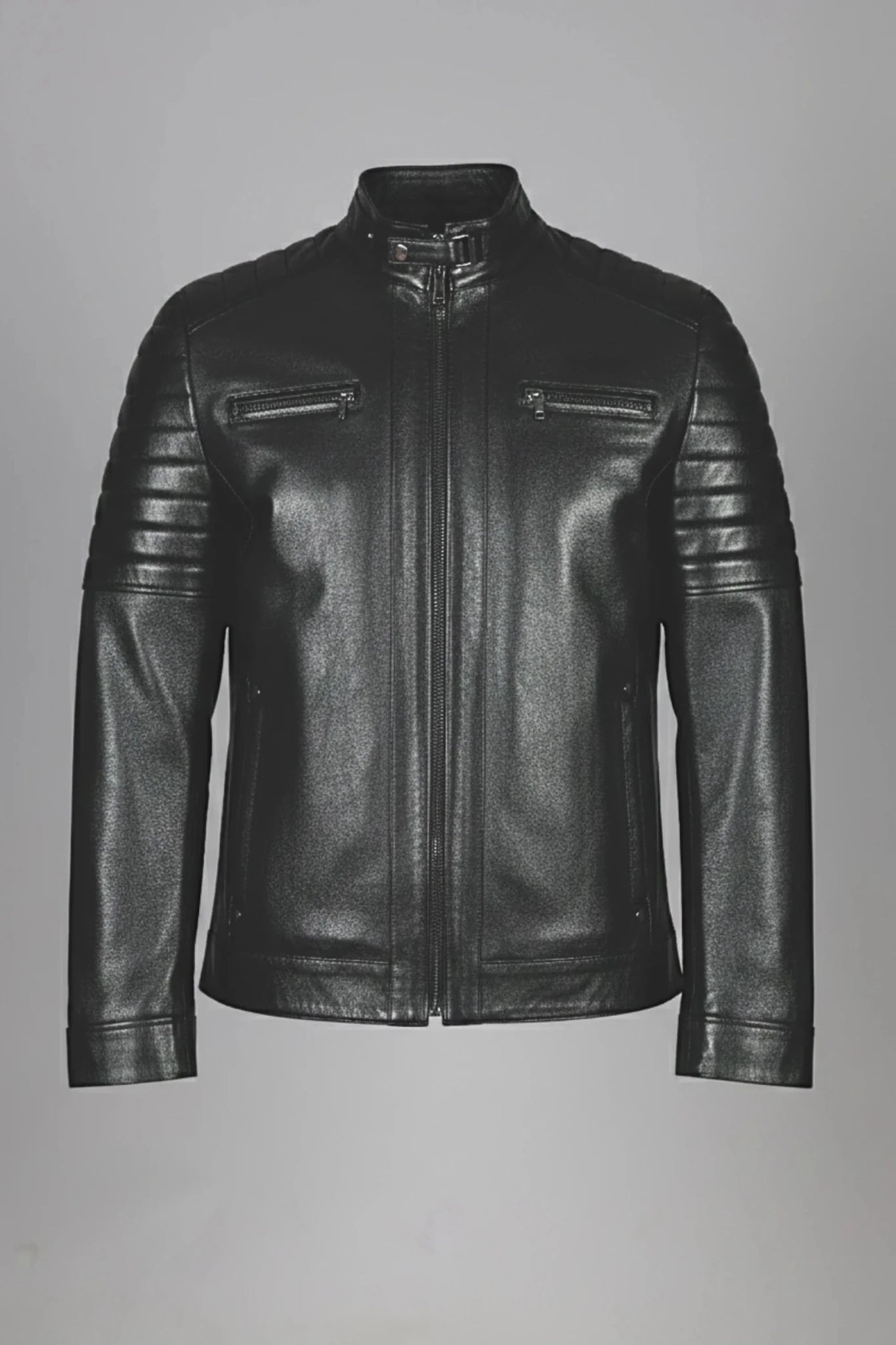 Мъжко Кожено Яке, Черен Roberto Fashion Roberto Fashion Store Jacket LEA2701JACBLKROCL S