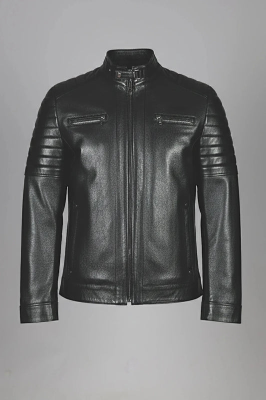 Мъжко Кожено Яке, Черен Roberto Fashion Roberto Fashion Store Jacket LEA2701JACBLKROCL S