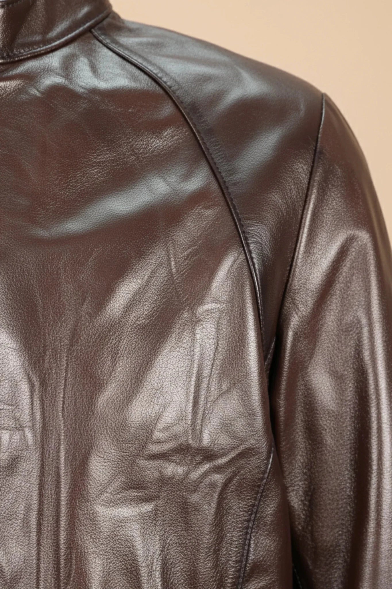 Мъжко Кожено Яке, Кафяв Roberto Fashion Roberto Fashion Store Jacket LEA2601JACBROGENL S