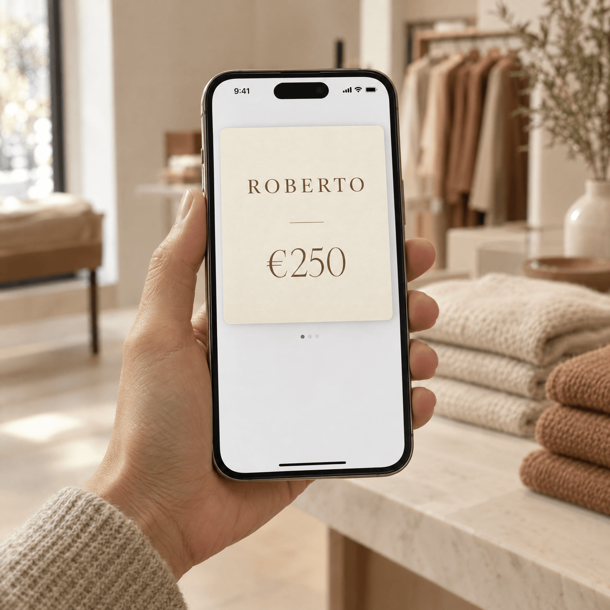 Подаръчен ваучер Roberto Roberto Fashion Store Roberto Fashion Store Gift Voucher M3N4O5 €50