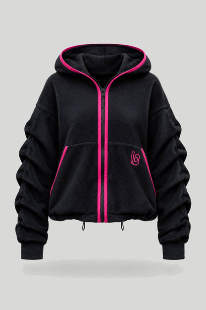 Поларена блуза SNUG, черен цвят LaBalancia Roberto Fashion Store Set 5907378523962 UNI