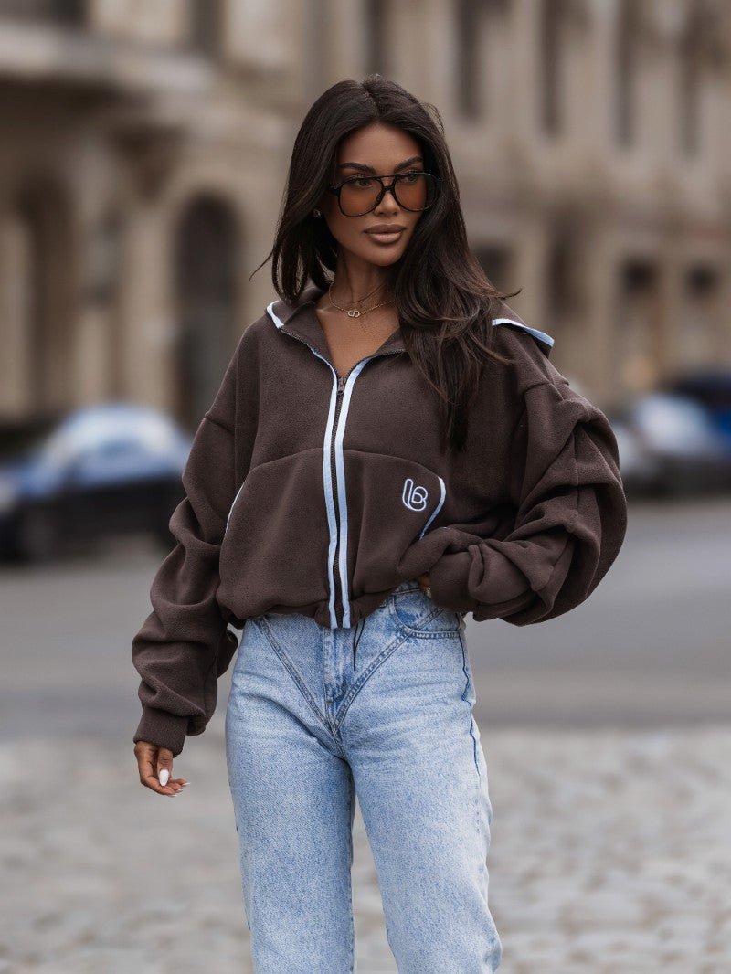 Bluză polar SNUG - maro LaBalancia Roberto Fashion Store Set 5907378523979 UNI