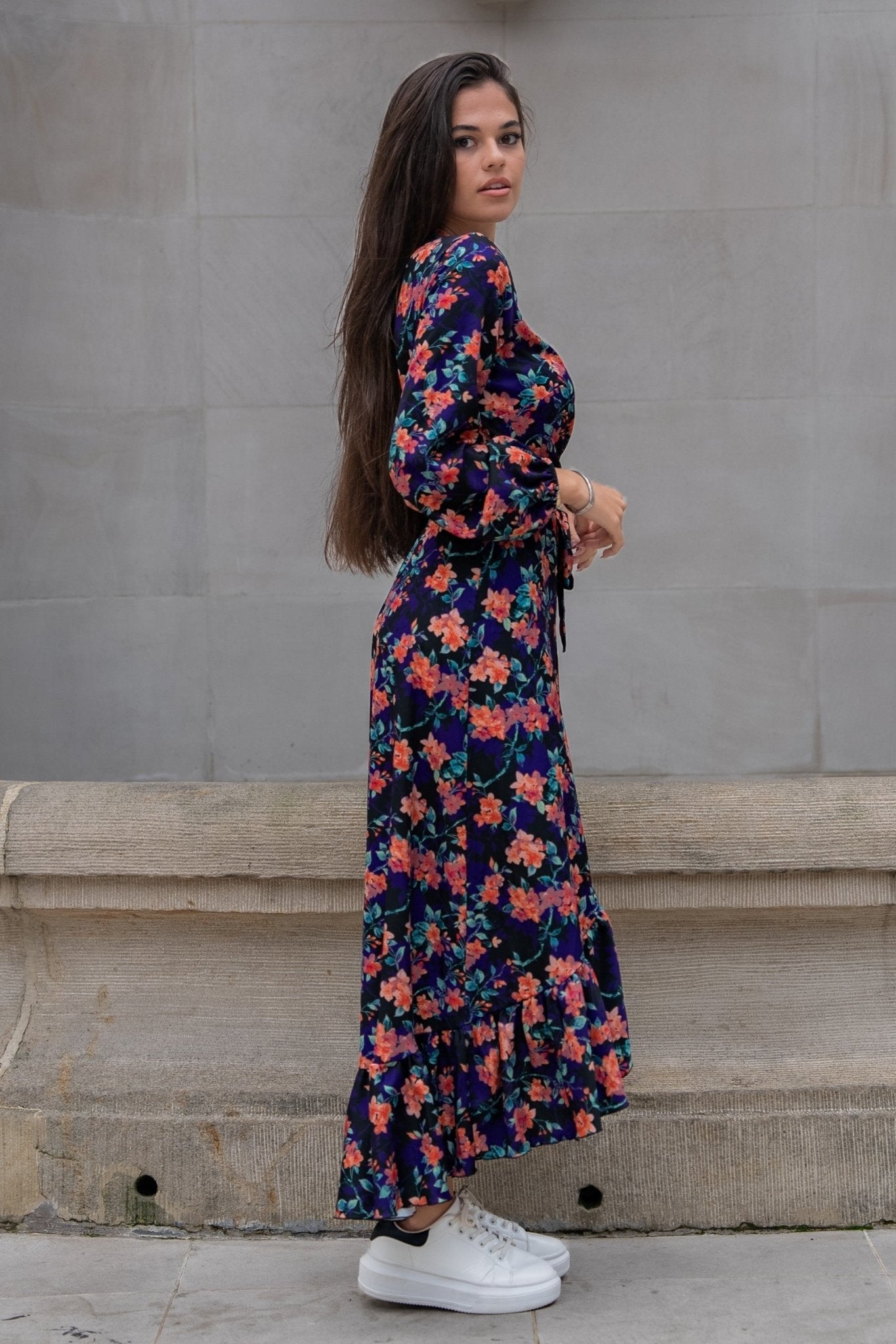 Рокля "ANNA" - Дълга, Цветна Вискозна Рокля за Жени в Природен Стил LaBalancia Roberto Fashion Store Shirt 5907378503988 XS/S