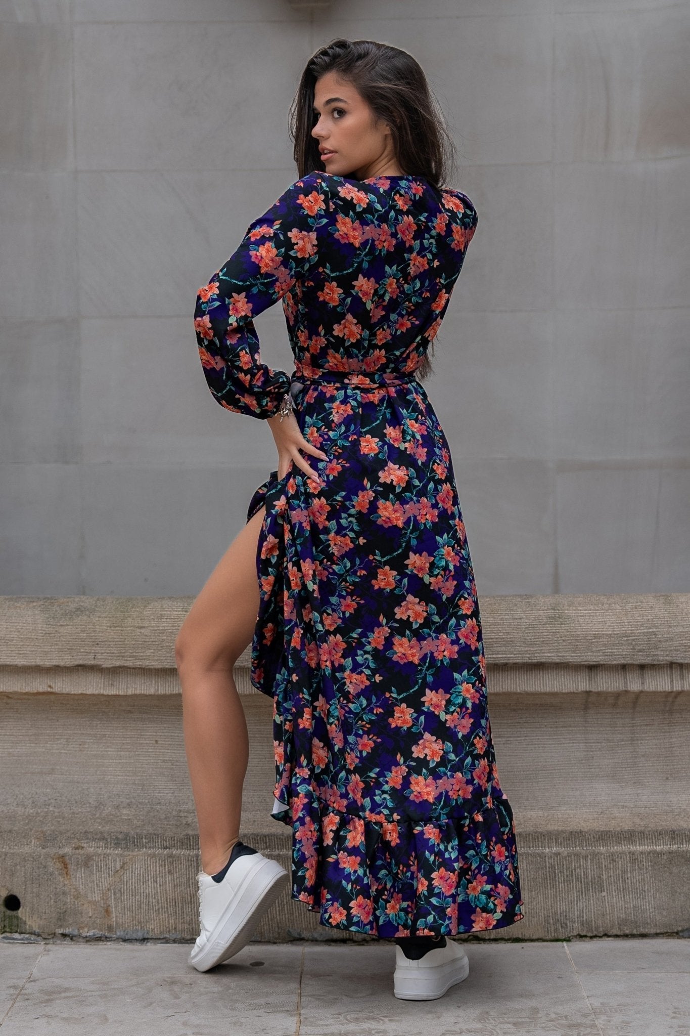 Рокля "ANNA" - Дълга, Цветна Вискозна Рокля за Жени в Природен Стил LaBalancia Roberto Fashion Store Shirt 5907378503988 XS/S