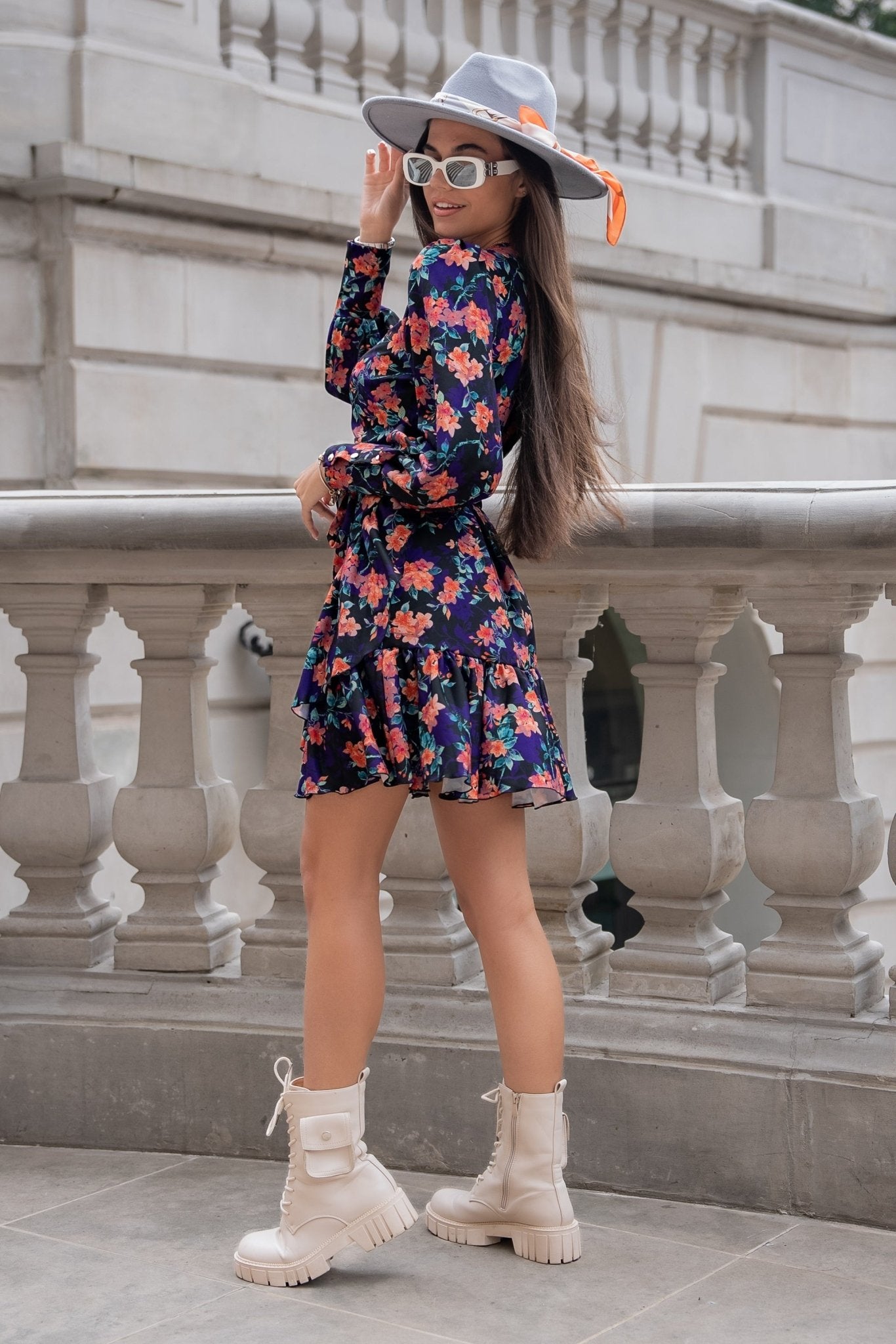 Рокля "АННА" къса с цветен десен, идеална за летни поводи и свободно време LaBalancia Roberto Fashion Store Shirt 5907378503964 XS/S