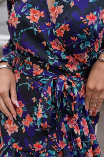 Рокля "АННА" къса с цветен десен, идеална за летни поводи и свободно време LaBalancia Roberto Fashion Store Shirt 5907378503964 XS/S