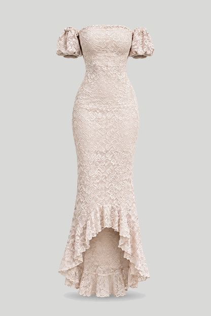 Рокля CALMA - бежова LaBalancia Roberto Fashion Store Dress 5907378522804 S