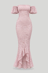 Rochie CALMA – roz pudrat