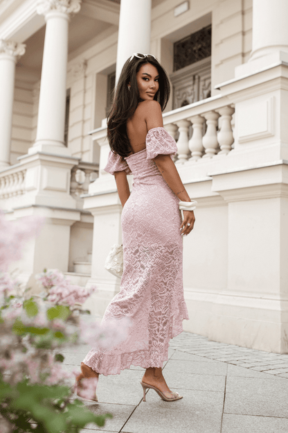 Рокля CALMA - пудрено розово LaBalancia Roberto Fashion Store Dress 5907378522859 M