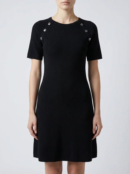 Рокля, Черен Serianno Collection S Roberto Fashion Store One piece SER1501DRSBLKKNIS S