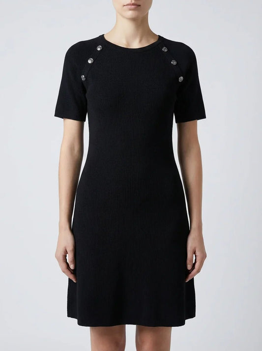 Рокля, Черен Serianno Collection S Roberto Fashion Store One piece SER1501DRSBLKKNIS S