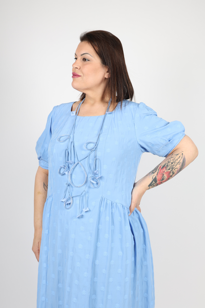 Рокля, Син Roberto Fashion Store Dress RBRFDRSSBLU120342 42 EU Blue