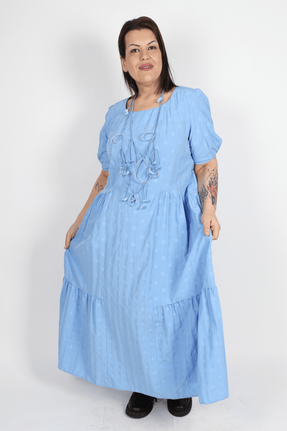 Рокля, Син Roberto Fashion Store Dress RBRFDRSSBLU120342 42 EU Blue
