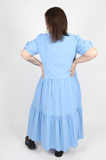 Рокля, Син Roberto Fashion Store Dress RBRFDRSSBLU120342 42 EU Blue