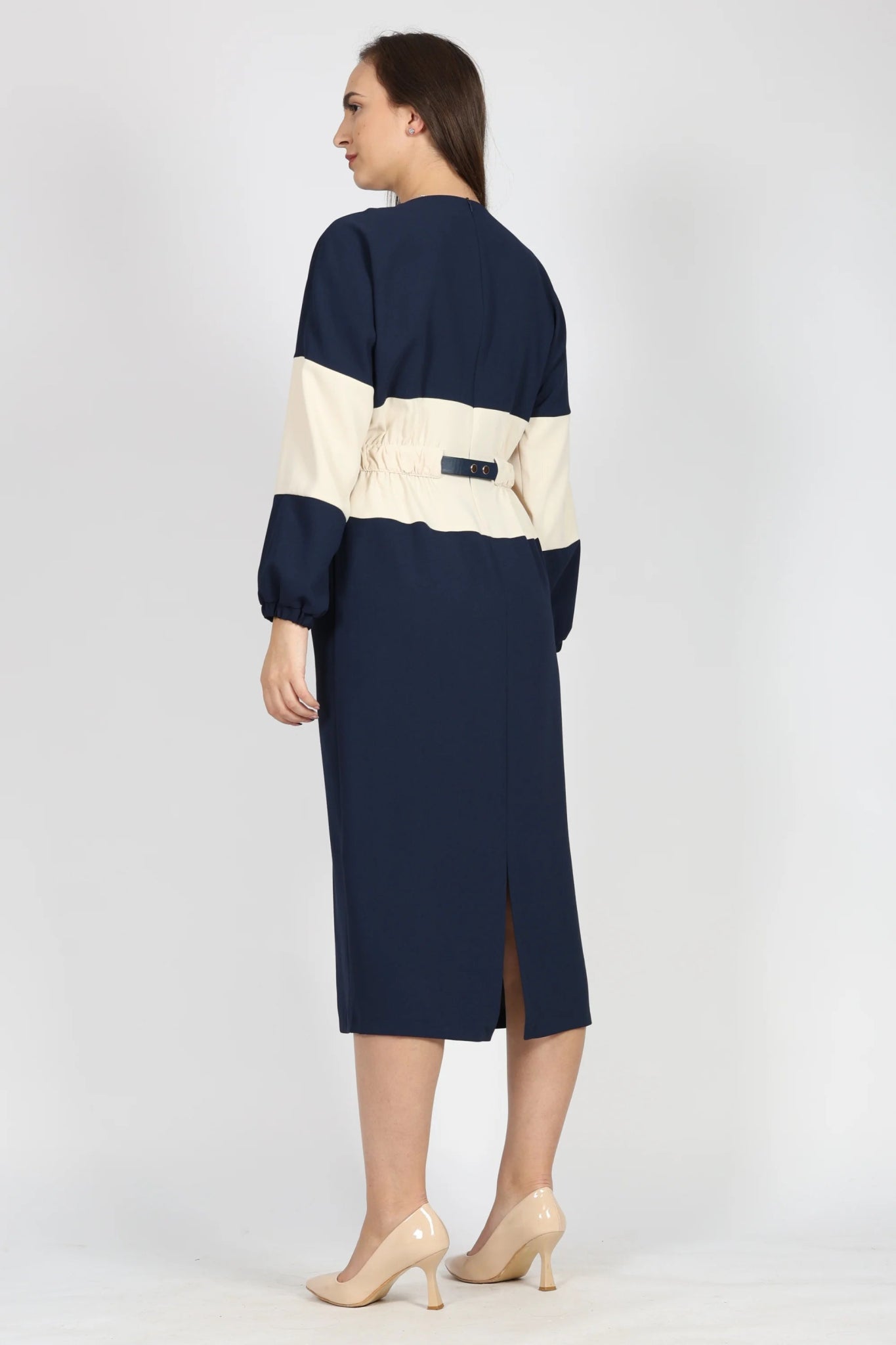 Рокля, Син New Era Roberto Fashion Store One piece NLZ0612DRSBLULNG 36