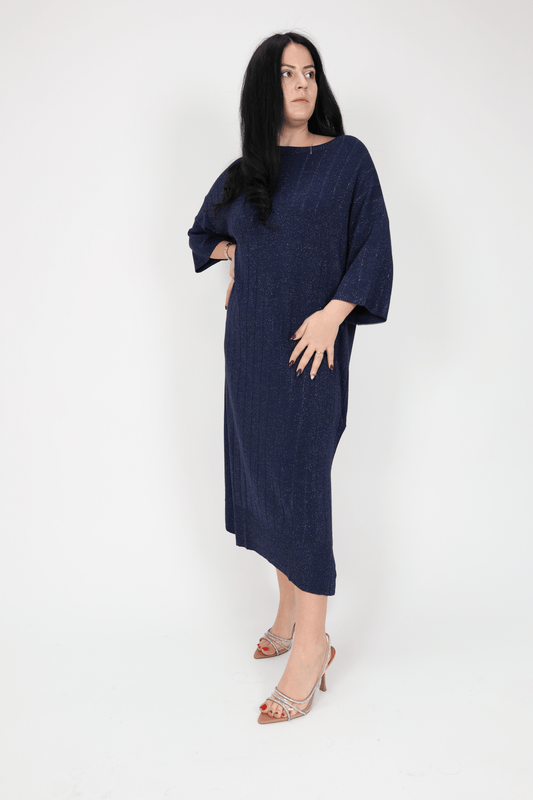 Рокля, Тъмносин Roberto Fashion Store Dress 9S0T1U M INTL Navy