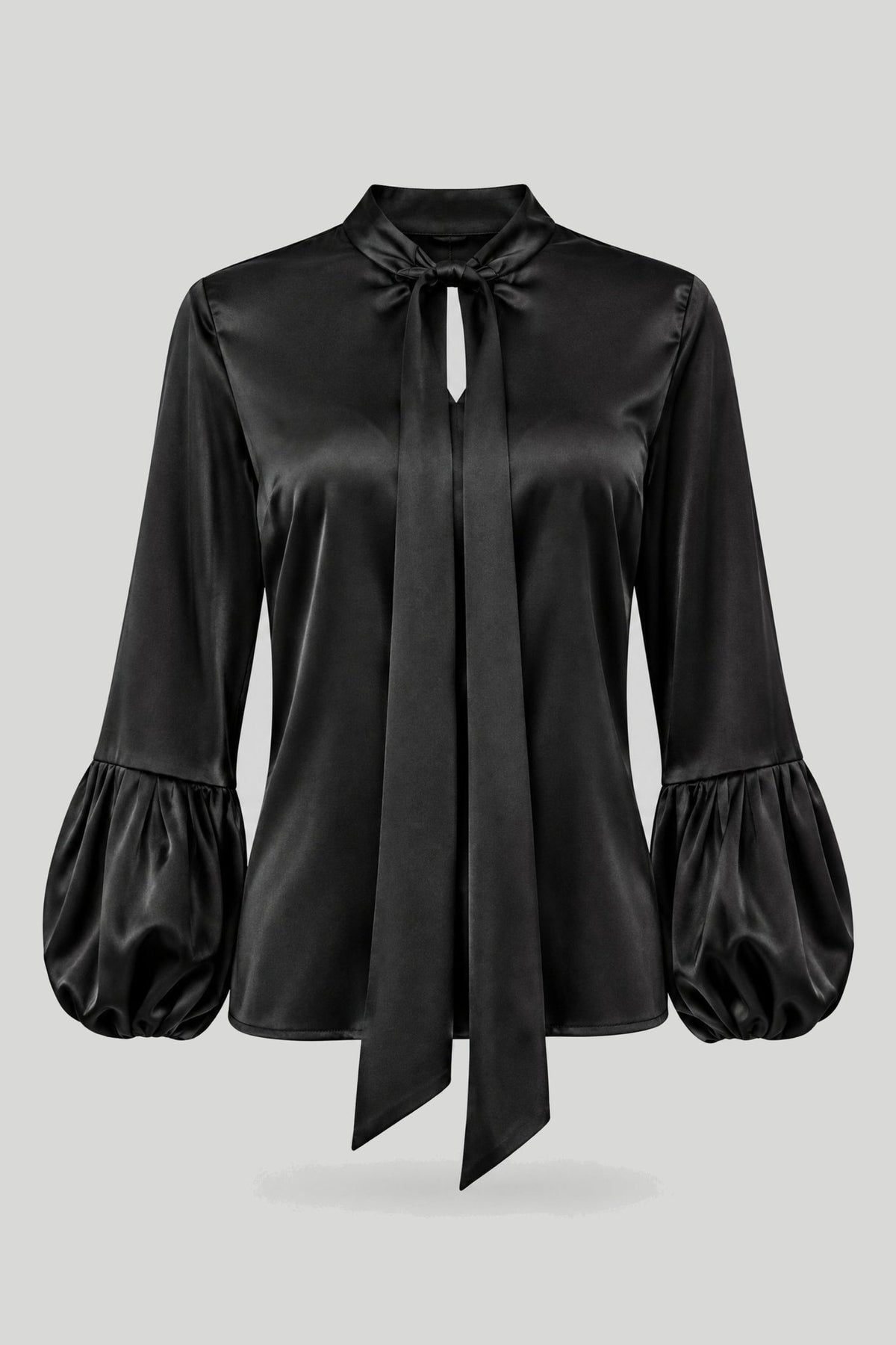 Сатенена дамска риза VIVIENNE – елегантно черно LaBalancia Roberto Fashion Store Shirt 5907378518012 S
