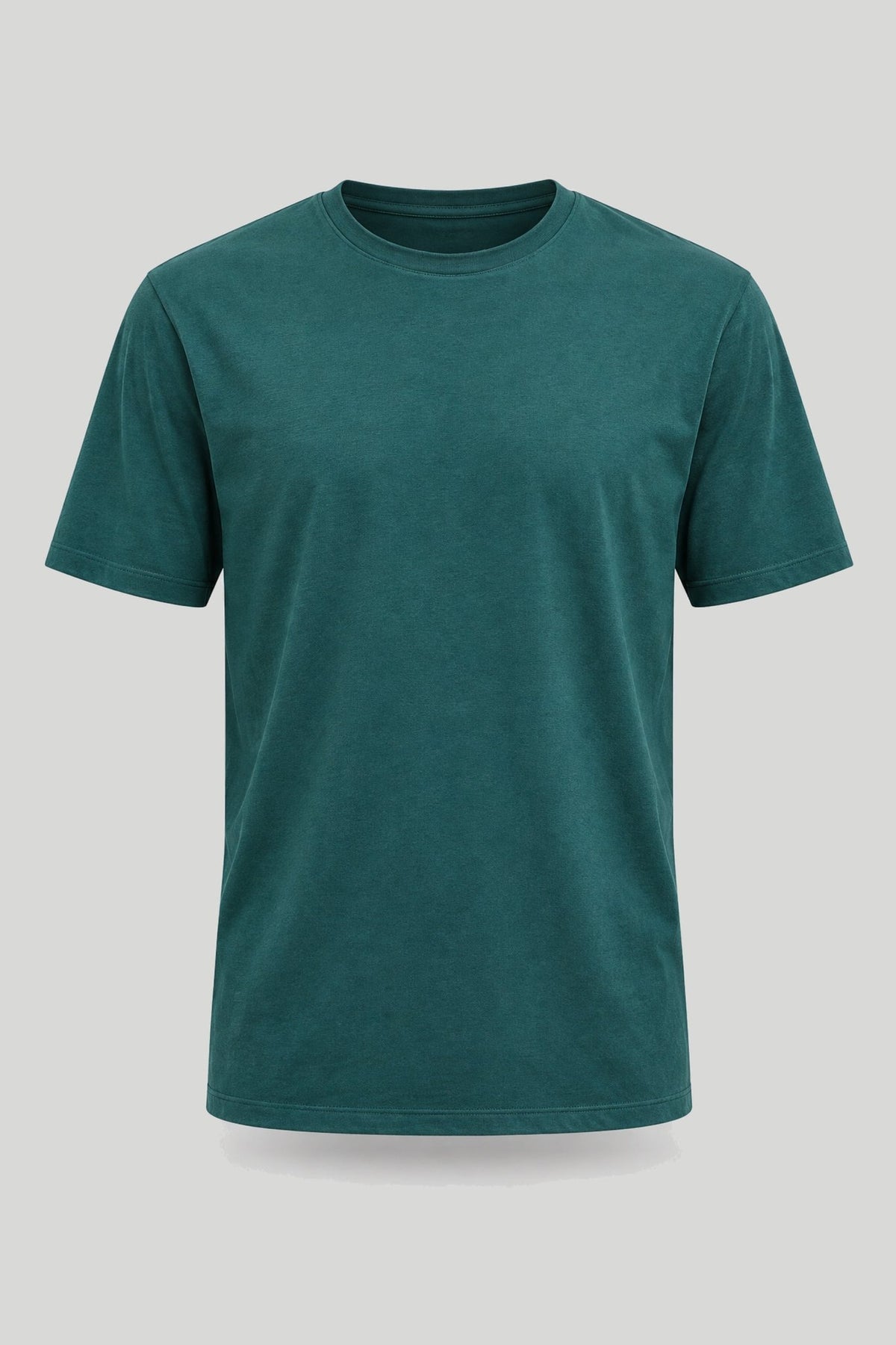 Тъмнозелена мъжка базова тениска от памук с еластан Medicine Roberto Fashion Store T-shirt RW26-TSM013-79X-S S
