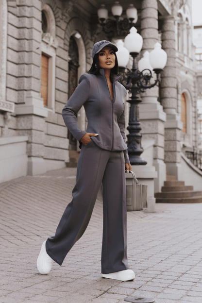 Унисекс комплект TOKYO в графитен цвят – стилен дизайн LaBalancia Roberto Fashion Store One piece 5907378527458 M